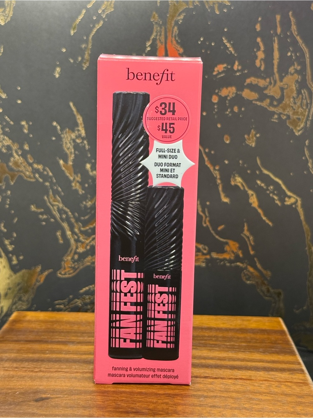 Benefit Fan Fest Mascara Duo Black – Full Size + Mini | NEW
